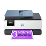 HP OfficeJet Pro 8125e All-in-One Printer | Colour | Printer for Home | Print, Scan, Copy Automatic document feeder| 3 months of Instant Ink | Print over VPN with HP+ | Up to 3 years Warranty