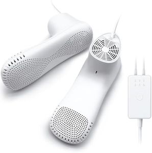 Shoe Dryer and Deodorizer with Timer - Shoes Boots Socks Gloves Dryer Warmer, Adult-Foot-Shaped | No Noise | Strong Wire | US Plug (PM20)