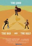 Tallenge - Clint Eastwood - Hollywood Spaghetti Western Movie Minimalist Art Poster - The Good The Bad And The Ugly - Small Poster(Paper,12x17 inches, MultiColour)