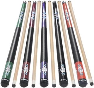 Kmise Pool Stick Set Of 5, 58 Inch Pool Cue