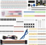 AITRIP New Electronics Component Fun Kit w/Power Supply Module, Jumper Wire, 830 tie-Points Breadboard, Precision Potentiometer,Resistor Compatible with Arduino, Raspberry Pi, STM32