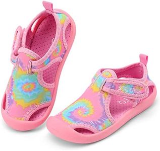 STQ Toddler Water Shoes Cute Aqua Swim Beach Shoes Quick Dry Outdoor Summer Sandals for Girls 11 M US Little Kid