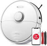 roborock S8 Robot Vacuum Cleaner with Dual Brush & 6000Pa Suction& 3D Structured Light Obstacle Avoidance Robot Vacuum Compatible with Alexa for Pet Hair（Upgrade of Roborock S7)(White)