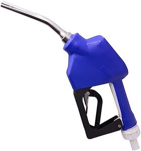 MENAITEK 3/4"NPT inch Automatic Shut-off Diesel Exhaust Fluid (DEF)/Antifreeze Nozzle 1/2"(19MM) Spout 360 degree Rotating Swivel Barb Used For Ethanol Methanol Blend Industrial Dispensing Fuel Nozzle