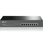 TP-Link 8 Port Gigabit PoE Switch 8 PoE+ Ports @126W Plug & Play Lifetime Protection Desktop or Rackmount Prioritized Power Supply Sturdy Metal w/ Shielded Ports Unmanaged (TL-SG1008MP)