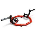 Leeway Hex Trap Bar for Deadlift Without Back Pain | Olympic Trap Bar India | Knurled Tri-Grip 28/35/48mm Handles | 2-Inch Sleeve | 750 lb Capacity | Deadlift Rod/Barbell