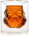 Original Stormtrooper Inverted Whisky Glass, Transparent, for Whiskey, Bourbon & Scotch, 150ml, Perfect Whisky Glass, Rum Glass Gift for Men - ThumbsUp!