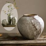 Denique Rustic Ceramic Flower Vase,