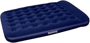 Bestway Queen Built-in Foot Pump Airbed, Navy Blue