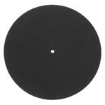sourcing map Record Player Mat, 12 Inch Turntable Mat 3mm Felt Turntable Pad for Vinyl Record Player, Black