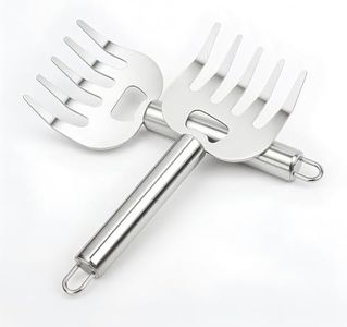 TBWHL 2 Pcs BBBQ Heavy Duty Bear Claw Meat Shredder, Stainless Steel Fork