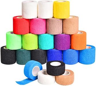 22 tape crossfit venda cohesiva autoadhesivas 5cm ×4,5m +2,5cm ×4,5m venda elastica deportiva, vendaje esparadrapo dedos, vet wrap para perros rollos de primeros auxilios fisioterapia