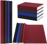 4 Pcs 40 x 16 Inches Book Cloth Bookcover Fabric Surface and Paper Backed Close Weave Book Binding Cloth for Scrapbooking Album DIY Crafts, 4 Colors