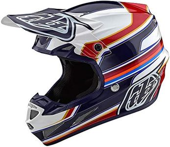 Troy Lee Designs Adult | Offroad | Motocross | SE4 Composite w/MIPS Speed Helmet (White/Red, XX-Large)