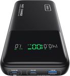 INIU 140W Laptop Power Bank, Flight-Safe 27000mAh High Capacity Portable Charger with USB C Cable, Digital Display Phone Charger, 3 Ports Travel External Battery Pack for MacBook iPad Steam Deck etc