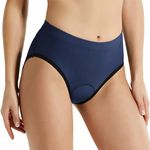 BALEAF Padded Cycling Shorts Women 4D Padded Cycle Underwear Bike Undershorts Bicycle Gel Riding Spin Blue M