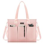 HOMESPON Large Teacher bag Nurse Bag Tote Bag for Woman Man Everything Handbag Travel Bag with Compartments Pockets