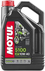 Motul 104068 4-Stroke Engine Oil - 5100 4T 10W-40 4L