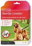 Beaphar | Gentle Leader | Head Collar for Medium Dogs | Stops Pulling On The Lead | Training Aid with Immediate Effect | Endorsed by Behaviourists | Black x 1