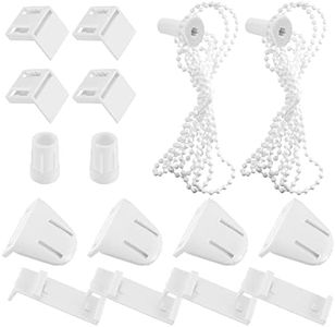 2 Sets Fixation pour Store Enrouleur, Raccord de Store à Rouleau, 17 mm Pièces de Rechange Embrayage Chaîne Accessoires de Store à Enrouleur, Store Fenêtre Enrouleur Chaînette Support