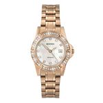 Sekonda Ladies 28mm Stone Set Dress Watch 50m Water Resistant Date Window