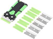 OEMTOOLS 26502 11 Piece Multi-Purpose Razor Blade Scraper, Window Scraper, Sticker Scraper Tool, Flat Blade Scraper, Plastic Razor Scraper