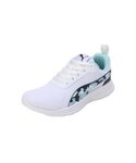 Puma Unisex-Kid Kynder JR White-Peacoat-Light Aqua Running Shoe - 5 UK (39461202)