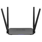 WAVLINK 1200Mbps Dual Band WiFi Router, 867 Mbps/5 GHz + 300 Mbps/2.4GHz Wireless Router with Router/AP/Repeater Mode, 4x5dBi Antennas, 10/100Mbps WAN/LAN, Beamforming Tech