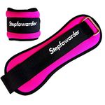 Stepfowarder Ankle/Wrist Weights, 0.3-1kg for a Pair, Three Optional Colors & Weights with Adjustable Strap, 2 Pack (2 * 0.5KG - Red)