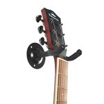 amazon basics Alloy Steel Guitar Wall Hanger/Mount with Fittings/Accessories, Black