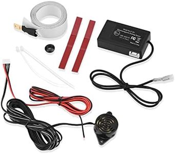 Hopcd U301 Alarma de Marcha Atrás con Radar de Inducción Electromagnética,Kit de Sensor de Aparcamiento de Seguridad Universal,Sin Necesidad de Taladrar,Sensor de Aparcamiento para Coche/Camión/RV