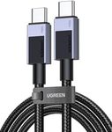 UGREEN USB C to USB C Cable, 100W USB C Cable Fast Charging, Type C Cord USB C Charger Cable for iPhone 16/16 Pro/16 Pro Max/15, MacBook Pro/Air, Galaxy S24/S23, iPad Pro/Air, Pixel 8, 3.3FT