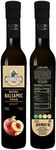 Ellora Farms, Peach fruit Infused Greek Balsamic Vinegar, thick and creamy, no-added sugars, no-preservatives, 8.45 oz. bottle, Pack of 1