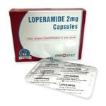 One Step Diarrhoea Relief 2mg Capsules Loperamide Hydrochloride Tablets (6 Tablets - 1 Pack)