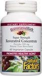 Natural Factors - ResveratrolRich®Super Strength Resveratrol Concentrate 500mg, 60 vcaps