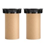 Speaker Port Tubes for Bass Enhancer, Subwoofer Air Ports Repalcement & DIY Parts 72mm x 118mm Speaker Cabinet Port Tube, 2-Pcs