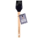 Urban Platter Silicone Basting Brush,Wooden Basting Brush with Silicone Bristles for BBQ/Grilling/Pastry with Wooden Handle [Easy to Clean, Perfect for Non-stick Utensils, Heat-Resistant]