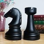 Decorative Chess Bookends for Shelv