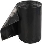 ROLL of 25 x Alina 240L Polythene Black Heavy-Duty Wheeled Bin Liner/Wheelie Refuse Bag/ENSA Compactor Sack/Heavyweight 240 Litre Black Plastic Garbage Bag (25 sacks)