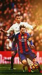 VVWV Ronaldo Vs Lionel Messi Football Poster Motivational Football Poster Home Living Room Bedroom Boys Room Decorations 300 GSM L X H 12 .00 X 18.00 Inches