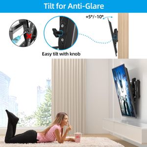 HOME VISION Heavy Duty Tilt TV Wall Mount for 48-120" LED/OLED/LCD – 200lbs, Max VESA 800x600mm