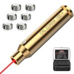 EZshoot 223 5.56mm Laser Bore Sight Red Laser 223/556 Bore Sight with 2 Sets of Batteries