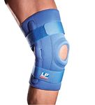 LP Hinged Knee Stabilizer 710 Support & Stability For Medal & Lateral Ligaments,Knee Instability,Collateral ligament injury,Cruciate ligament sprain,Patellar Subluxation Large Size (40.6~44.5 cm)