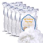 MORFEN 650g/22.9oz Premium Fiber Fill Stuffing, Stuffed Animal Stuffing, Pillow Stuffing for Pillows, Craft Stuffing Cotton, Cushions Stuffing, High Resilience Fill Fiber Stuffed Crafts, or DIY