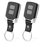 Red or Orange Learn Button 390MHz Garage Door Opener Remote Replacement for LiftMaster 970LM 971LM 972LM 973LM Craftsman 139.53680 139.53681 Chamberlain 950CB 953CB 956CB 940CB Keychain Remotes 2 Pack