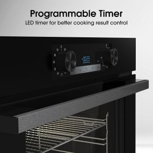 Hisense 77L Electric Oven – Black