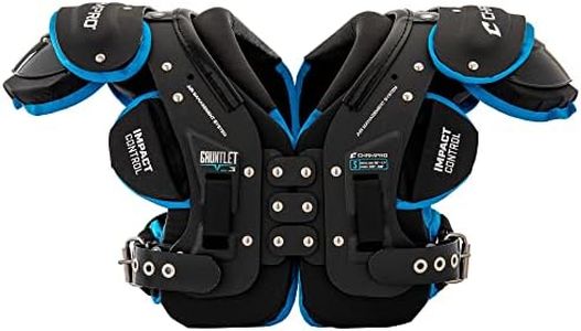 CHAMPRO Gauntlet 3 Football Shoulder Pad, Medium,Black