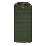 TETON Sports Bridger Canvas Sleeping Bags – Finally, Stay Warm Camping; for Adults and Built to Last, Long (-35F), Green (Plum Poly Liner)