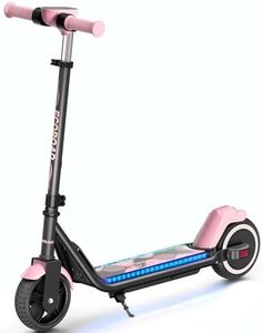 ECOROAD EK6 Kids Electric Scooter for 6-8, 3/6/10mph Speeds for Ultimate Comfort, Adjustable Height Electric Scooter, 150W & Dual Brake Safety, for Growing Adventurers（Rider:3.9-5.2 ft）