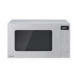 Panasonic NN-ST23QMBPQ 20L Solo Microwave Oven with Glass Tray, 800W, Auto Defrost, 8 Auto Programmes, LED Display, 5 Power Settings, Digital Timer, Silver